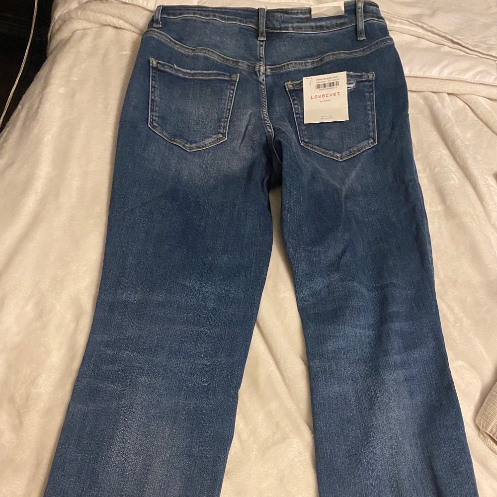 Vervet straight jeans